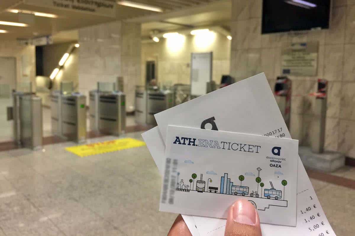 Athens Metro Ticket