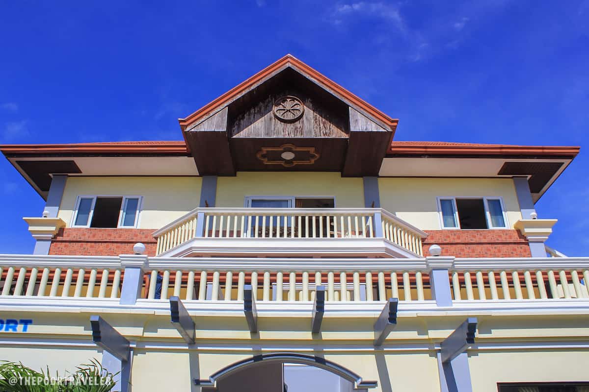 Facade of Biri Resort building
