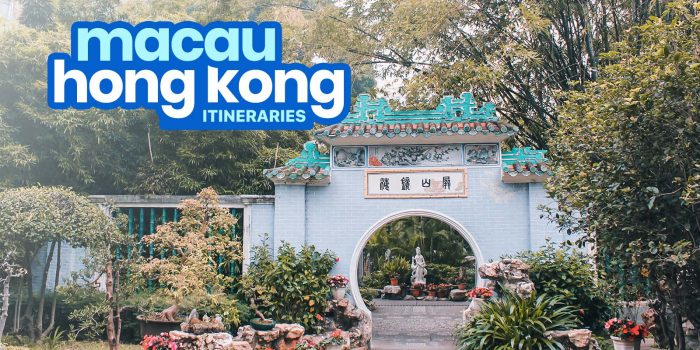 Sample HONG KONG-MACAU ITINERARIES: 3, 4, 5, 6 Days