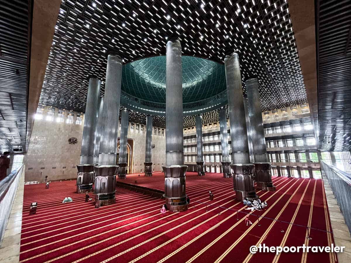 Inside Istiqlal Mosque Jakarta