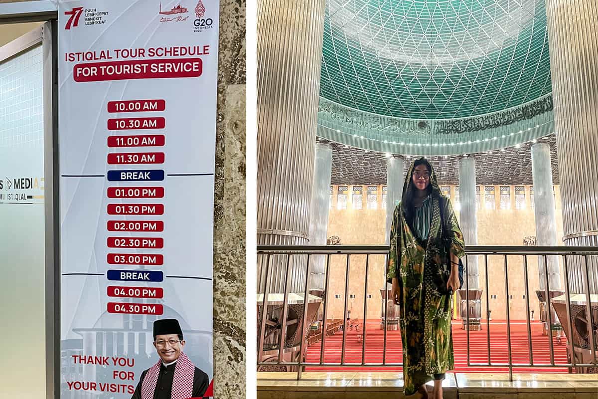 Istiqlal Mosque Tour Schedule