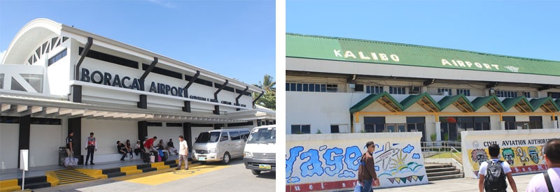 Caticlan Airport and Kalibo Airport