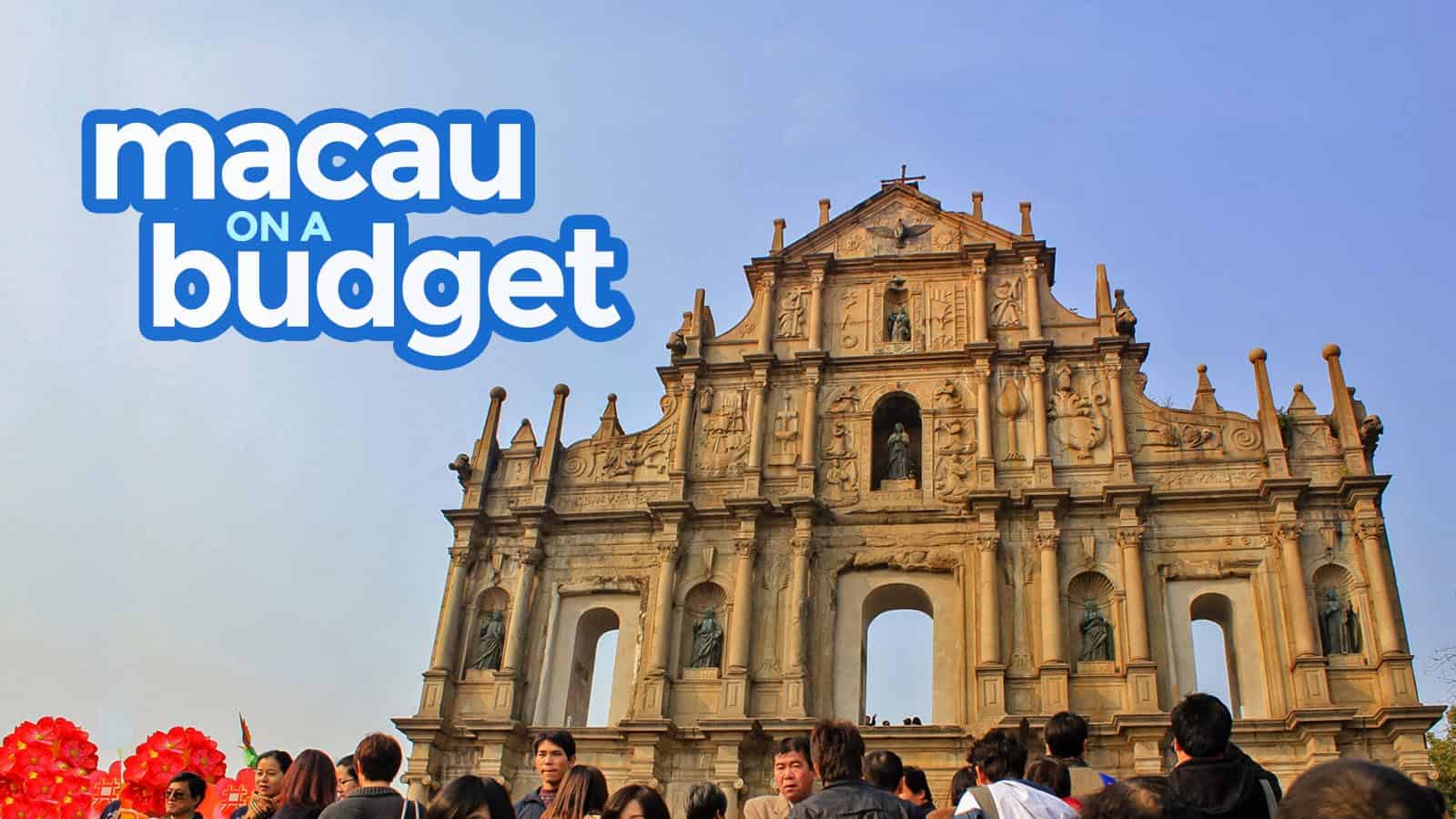 MACAU TRAVEL GUIDE with Budget Itinerary
